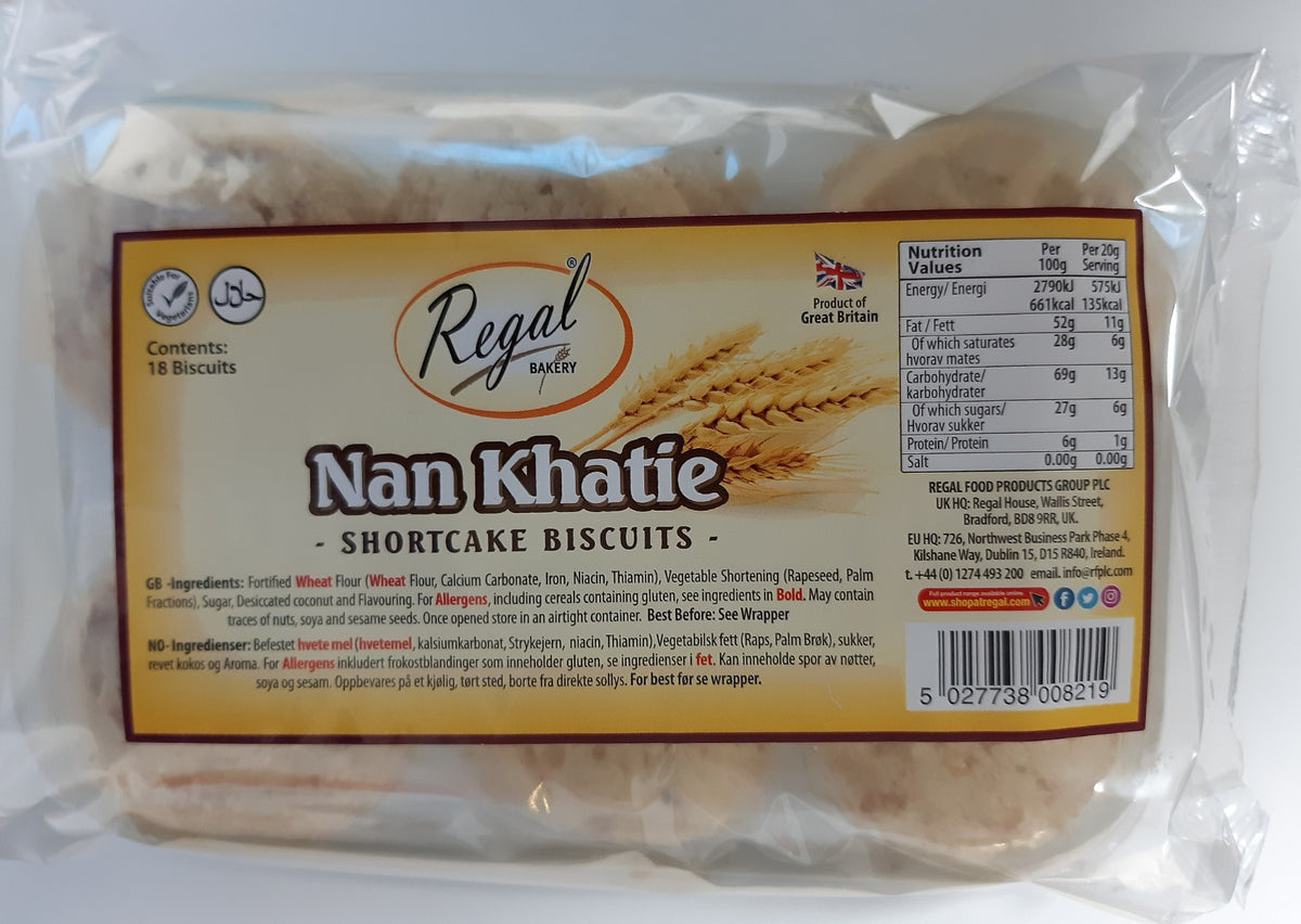 Regal Egg Free Nan Khatie 18PC