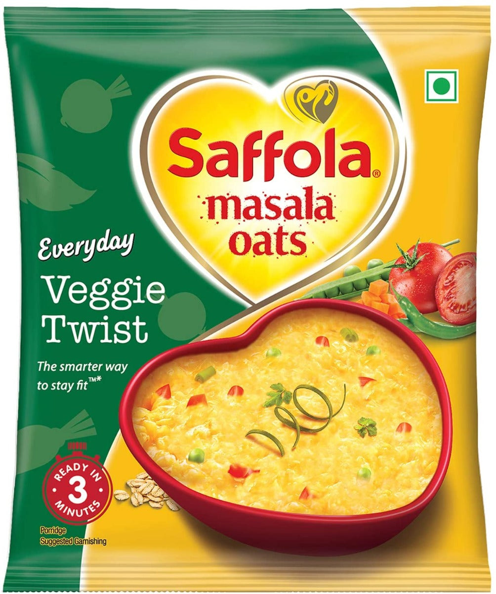 Saffola Masala Oats Veggie Twist 40g