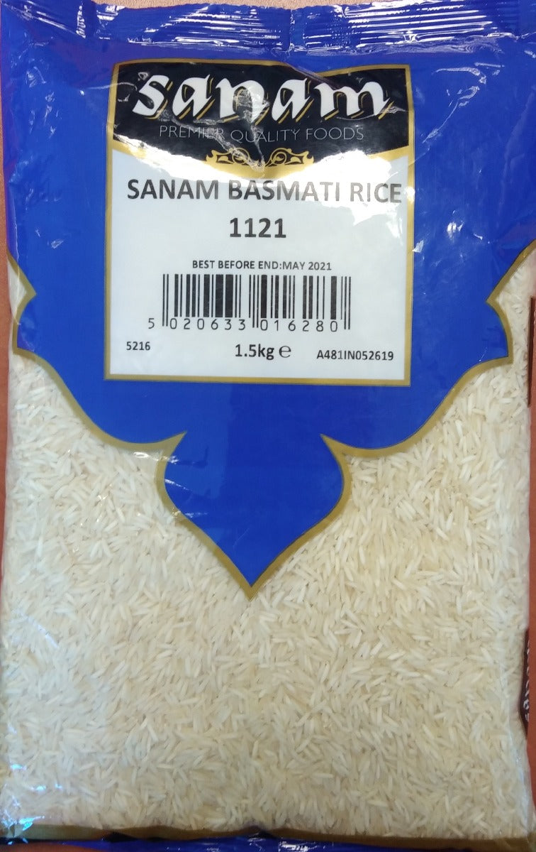 Sanam Basmati Rice (1121) 1.5kg