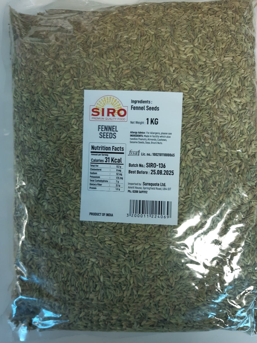 Siro Fennel Seeds 1KG