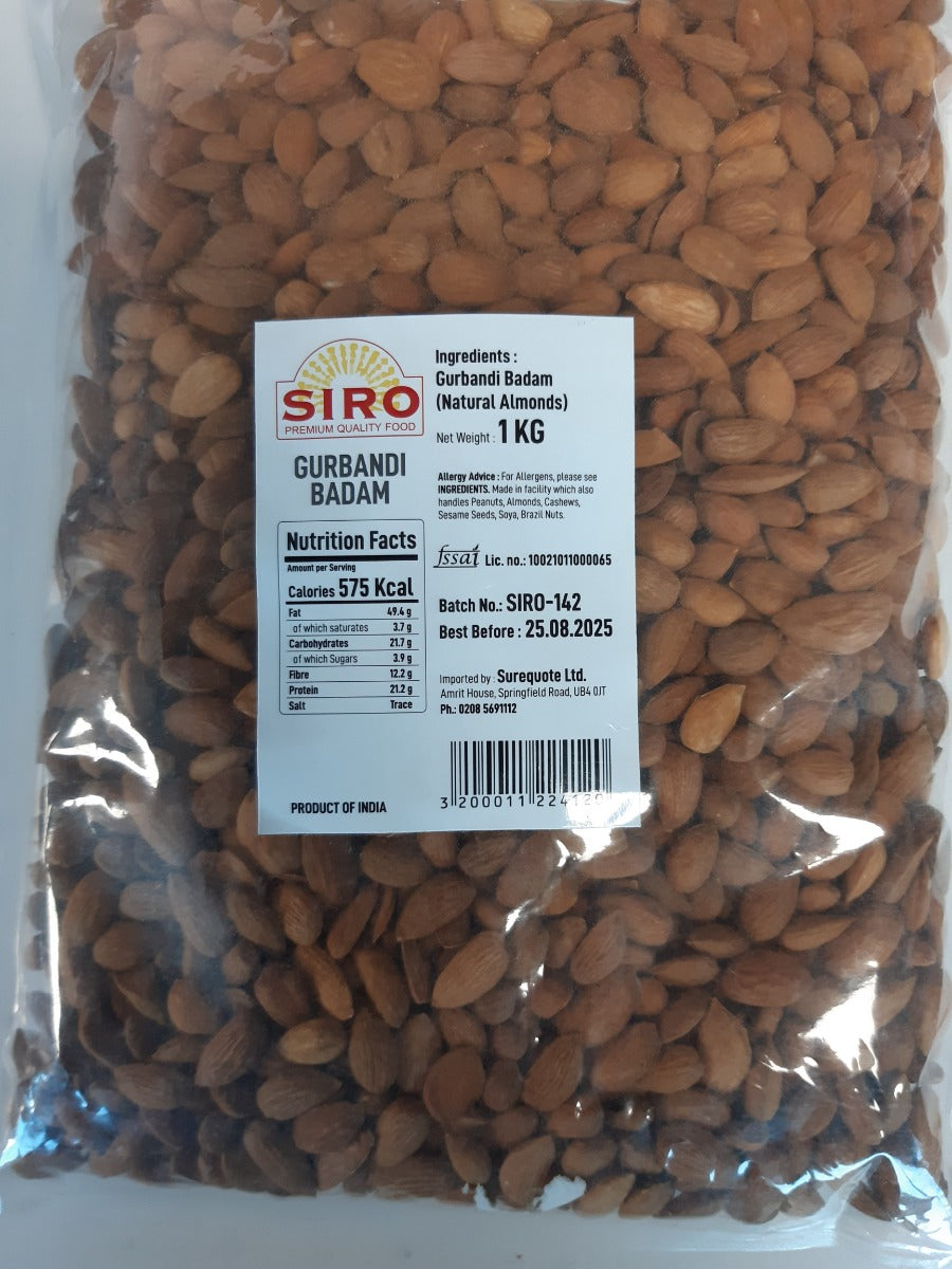 Siro Gurbandi Badam (Almonds) 1Kg