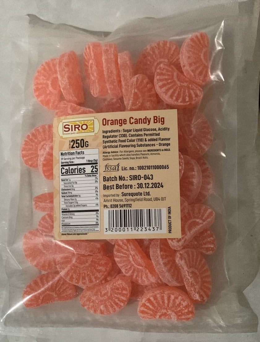 Siro Orange Candy BIG 250G