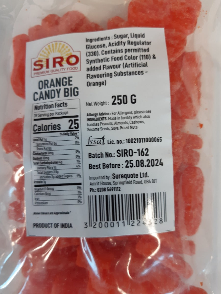 Siro Orange Candy 250G