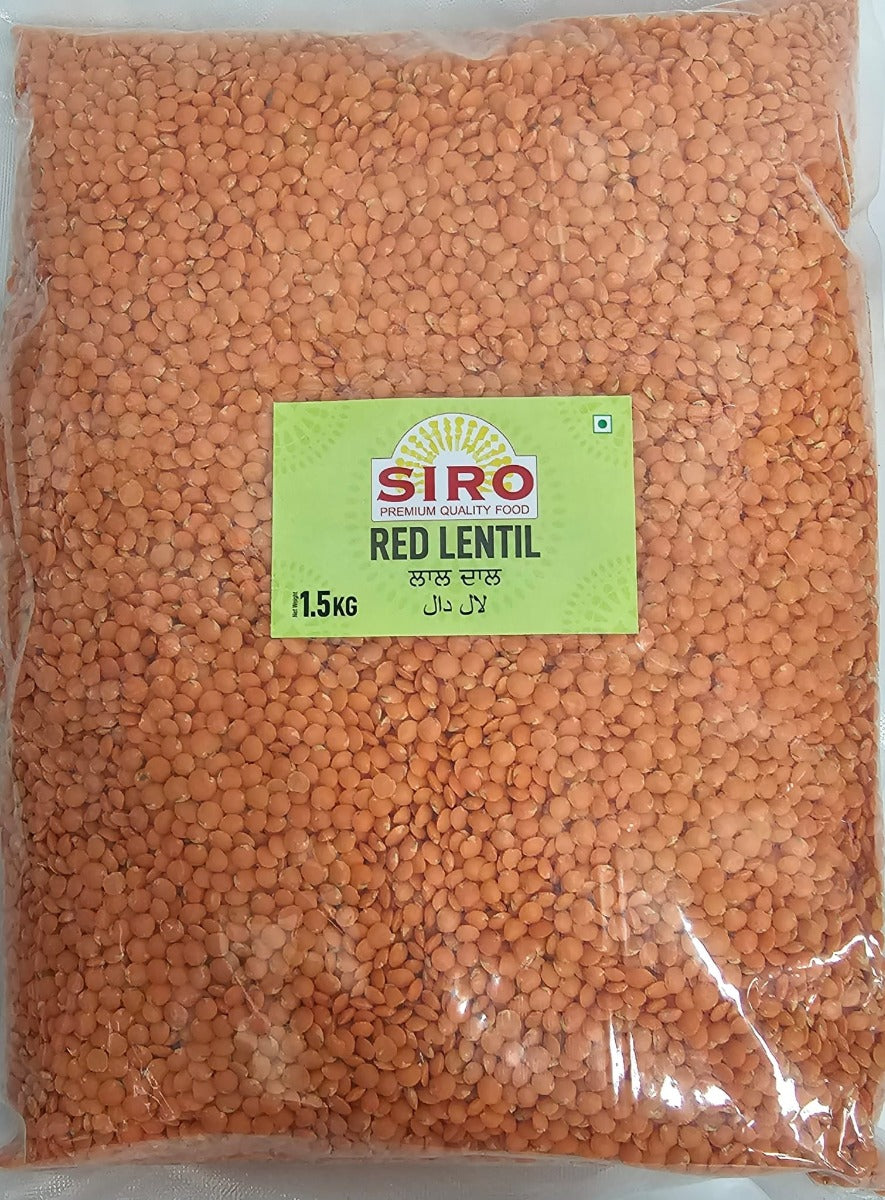 Siro Red Lentil - 1.5Kg (Unpolished)