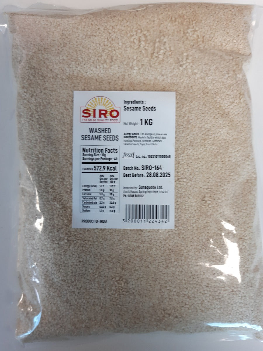 Siro Sesame Seeds Washed 1Kg