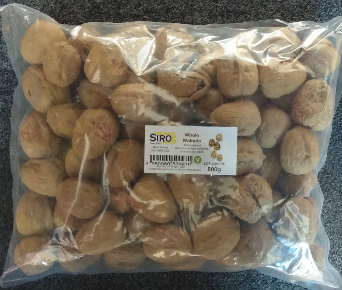 Siro Whole Walnuts 800g