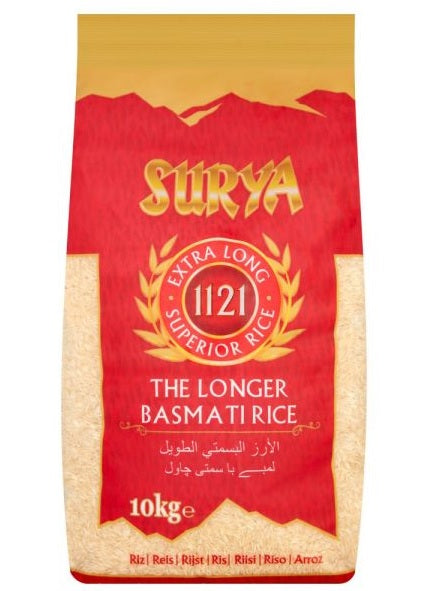 Surya Extra Long Superior Rice 1121 Basmati Rice - 10kg