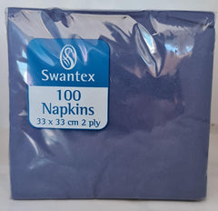 Swantex 2 Ply Napkins Purple 33cm (100 Pcs)