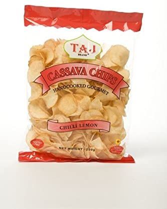 Taj Cassava Chips (Chilli Lemon) 250g