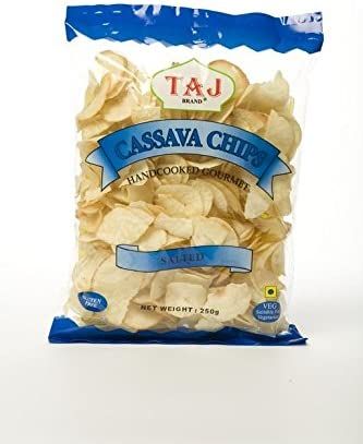 Taj Cassava Chips (Salted) 200g