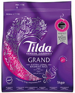 Tilda Grand Extra Long Basmati Rice 5kg