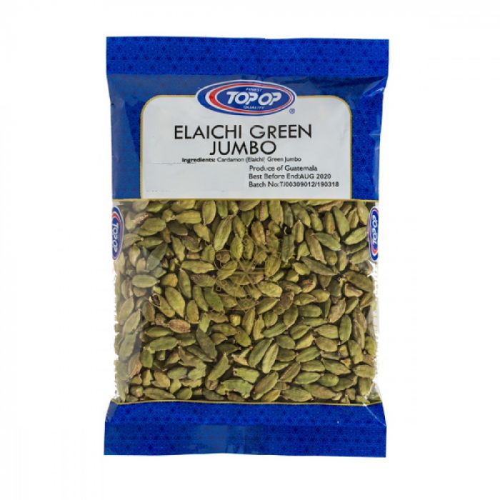 Topop Elachi (Cardamom) Green Jumbo 200g