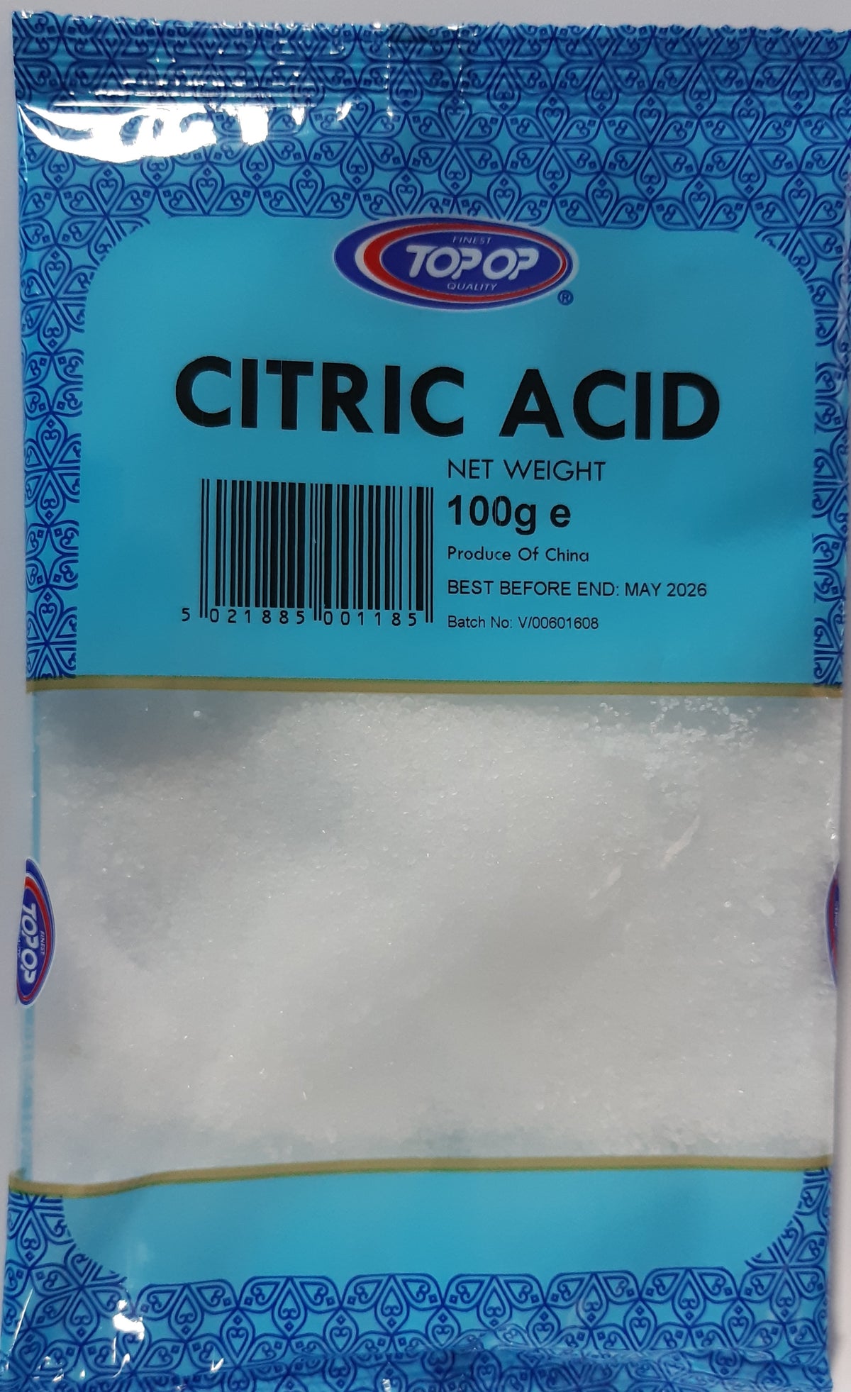 Topop Citric Acid 100G