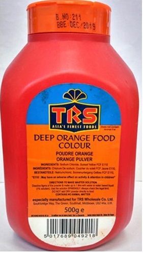 TRS Deep Orange Food Colour 500g