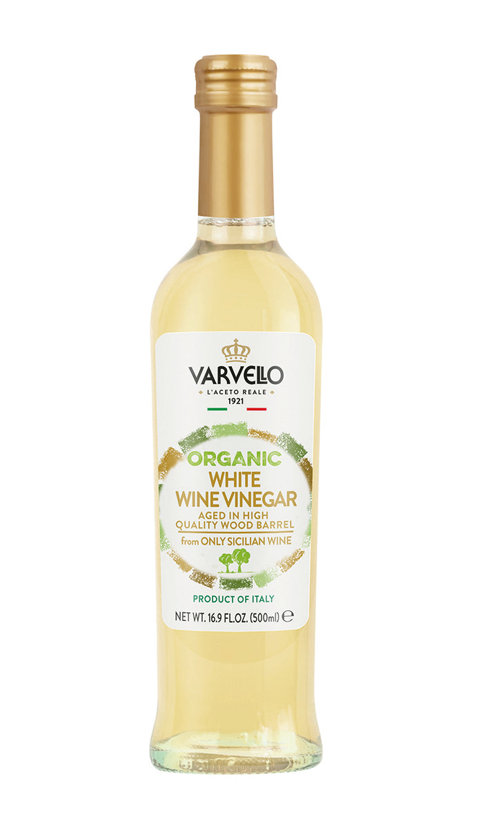 Varvello Organic White Wine Vinegar 500ml
