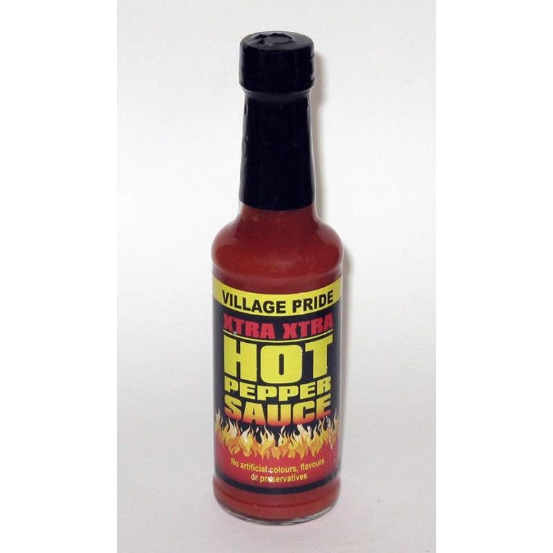 Village Pride Xtra Xtra Hot Pepper Sauce 150g