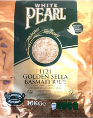 White Pearl 1121 Golden Sella Basmati Rice 10kg