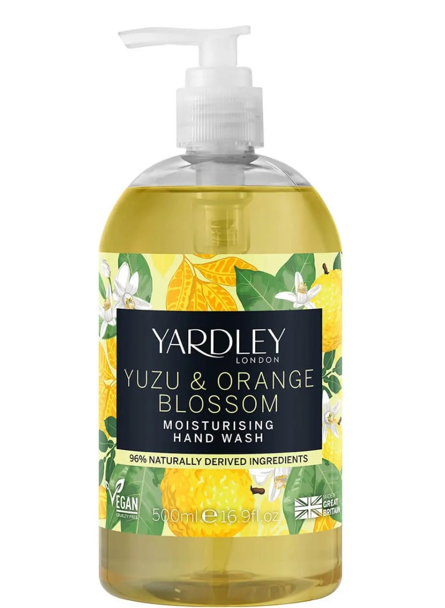 Yardley Yuzu & Orange Blossom Moisturising Hand Cream 500ML